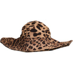 Dolce & Gabbana Dolce & Gabbana Brown Leopard Viscose Women Bucket Hat HAT9644-56 1728,56 cm|XS,67345645728,Accessories,Brown,Dolce & Gabbana,Hat - Women - Accessories,Material: 95% Viscose 5% Elastane,Preowned / Defect,Women,Women - Accessories