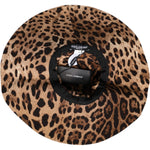 Dolce & Gabbana Dolce & Gabbana Brown Leopard Viscose Women Bucket Hat HAT9644-56 1728,56 cm|XS,67345645728,Accessories,Brown,Dolce & Gabbana,Hat - Women - Accessories,Material: 95% Viscose 5% Elastane,Preowned / Defect,Women,Women - Accessories