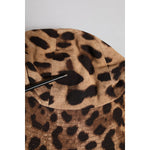 Dolce & Gabbana Dolce & Gabbana Brown Leopard Viscose Women Bucket Hat HAT9644-56 1728,56 cm|XS,67345645728,Accessories,Brown,Dolce & Gabbana,Hat - Women - Accessories,Material: 95% Viscose 5% Elastane,Preowned / Defect,Women,Women - Accessories