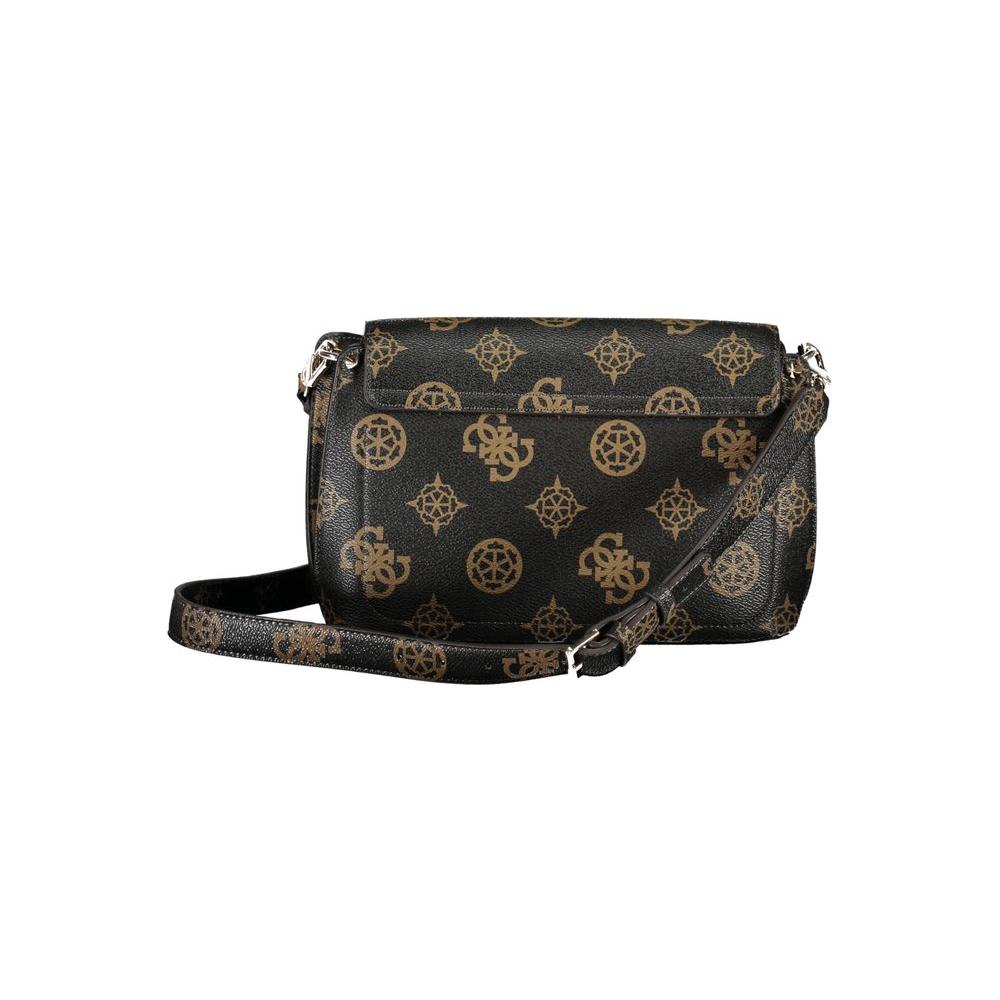 Guess Jeans Brown Polyethylene Handbag Guess Jeans Dark Slate Gray