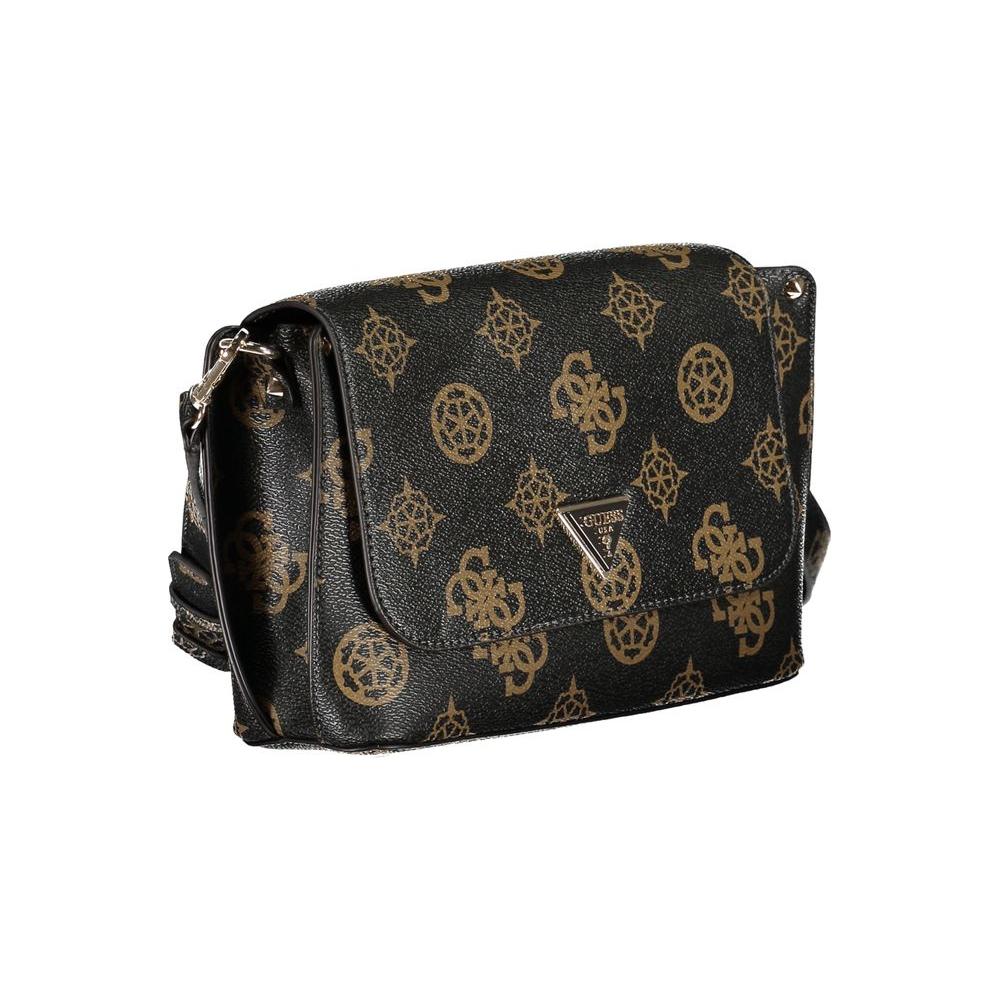 Guess Jeans Brown Polyethylene Handbag Guess Jeans Dark Slate Gray