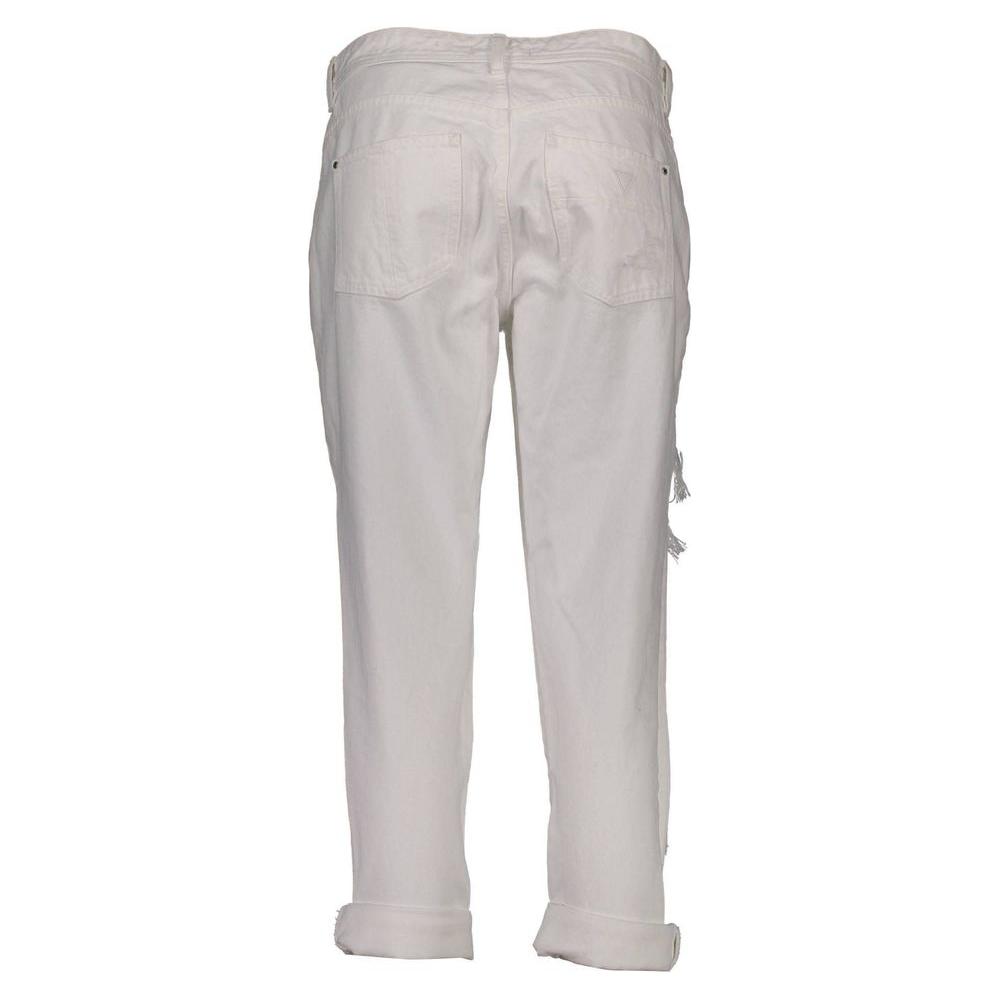 Guess Jeans White Cotton Women Jeans Guess Jeans Gray