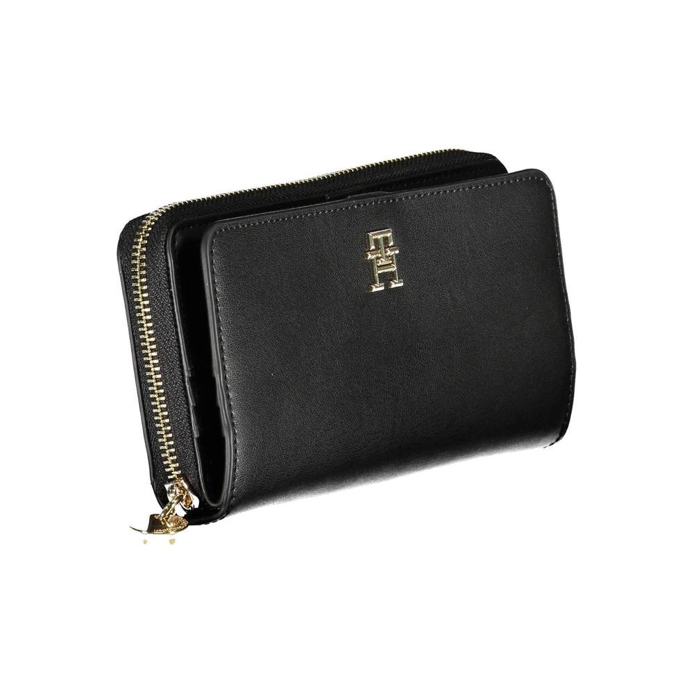Tommy Hilfiger Black Polyethylene Women Wallet Tommy Hilfiger Dark Slate Gray