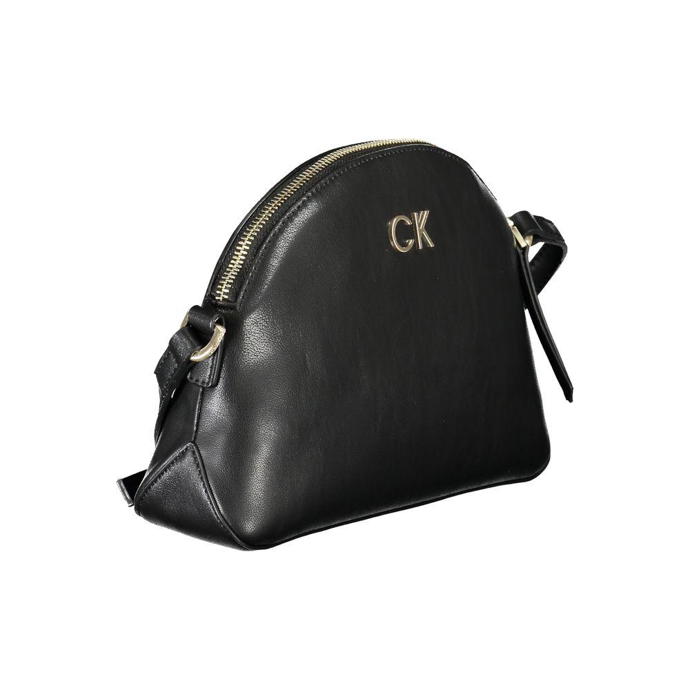 Calvin Klein Black Polyester Handbag Calvin Klein Dark Slate Gray