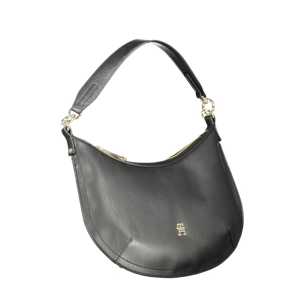 Tommy Hilfiger Black Polyethylene Handbag Tommy Hilfiger Dim Gray