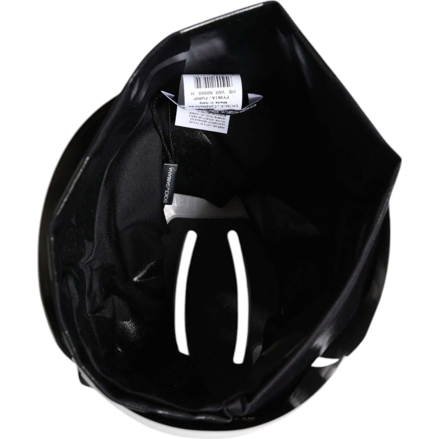 Dolce & Gabbana Black Nylon Stretch DG Logo Head Band Hat Dolce & Gabbana Black