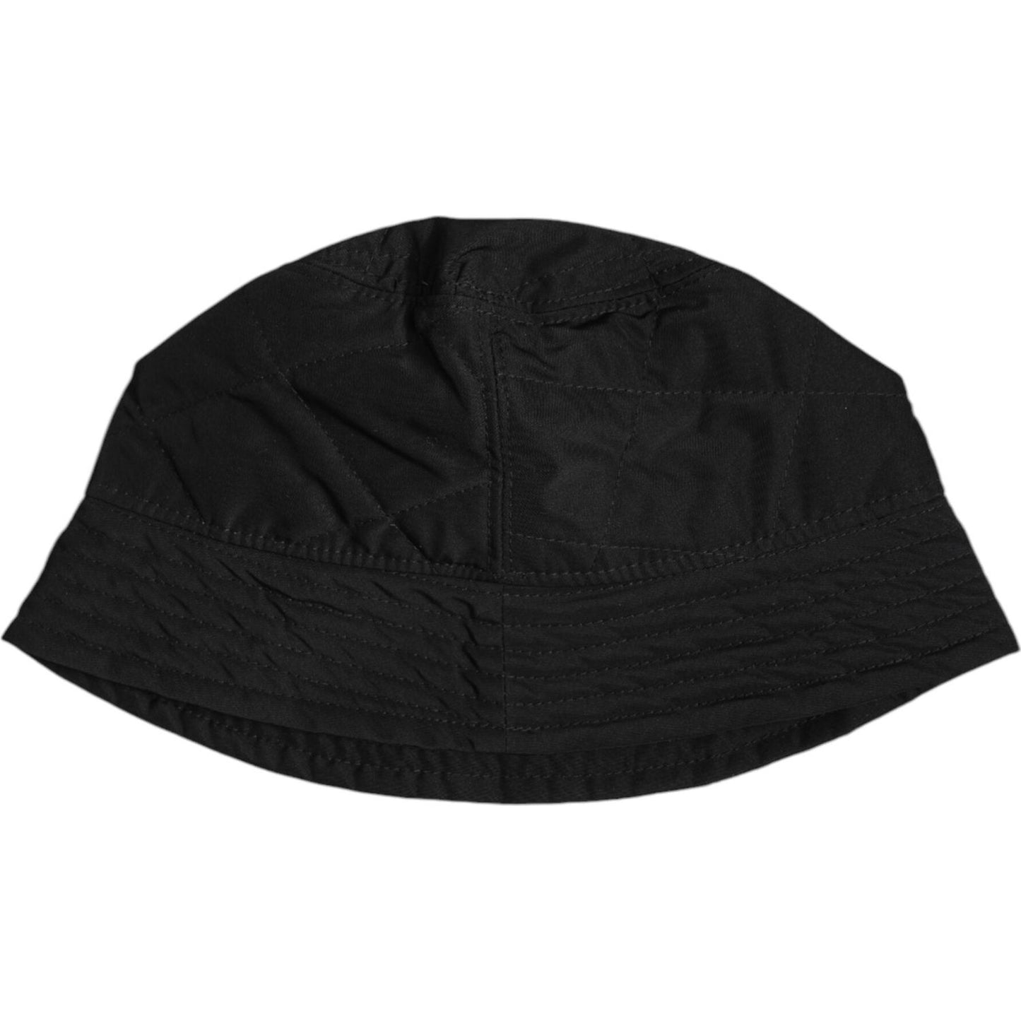 Dolce & Gabbana Dolce & Gabbana Black DG Crystal Polyester Wide Brim Bucket Hat HAT9819-57 1728,57 cm|S,67345645728,Accessories,Black,Dolce & Gabbana,Hat - Women - Accessories,Materials: 100% Polyester,New with tags,Women,Women - Accessories