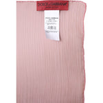 Dolce & Gabbana Dolce & Gabbana Pink Silk Rectangle Women Wrap Shawl Scarf MS7490 1728,67345645728,Accessories,Dolce & Gabbana,Material: 100% Silk,New with tags,Pink,Scarves - Women - Accessories,Women,Women - Accessories