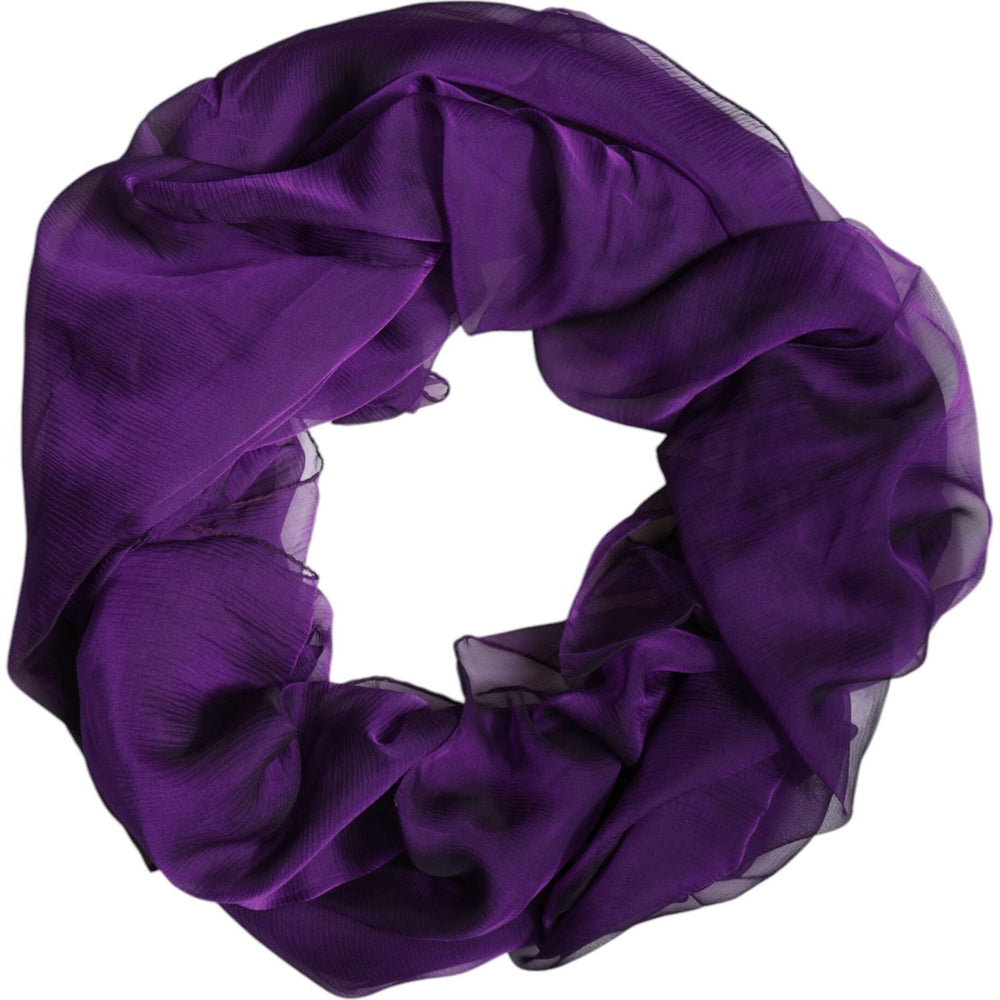 Dolce & Gabbana Dolce & Gabbana Purple Silk Rectangle Wrap Shawl Scarf MS7495 1728,67345645728,Accessories,Dolce & Gabbana,Material: 100% Silk,New with tags,Purple,Scarves - Women - Accessories,Women,Women - Accessories