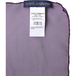 Dolce & Gabbana Dolce & Gabbana Purple Silk Rectangle Wrap Shawl Scarf MS7495 1728,67345645728,Accessories,Dolce & Gabbana,Material: 100% Silk,New with tags,Purple,Scarves - Women - Accessories,Women,Women - Accessories