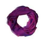 Dolce & Gabbana Purple Silk Rectangle Wrap Shawl Scarf MS7496