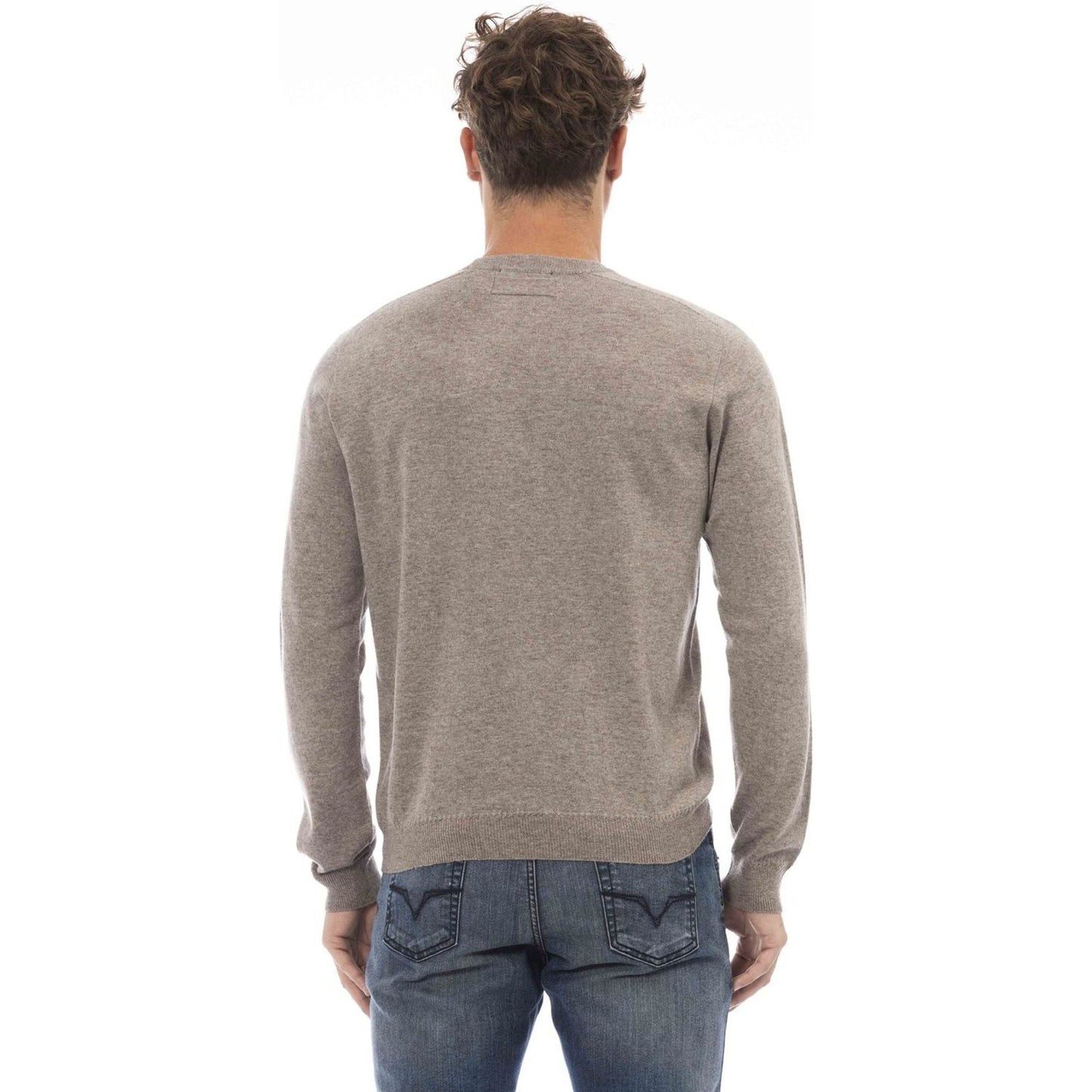 Alpha Studio Sweaters Sweaters Alpha Studio Slate Gray