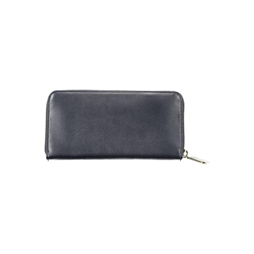 Tommy Hilfiger Blue Leather Women Wallet Tommy Hilfiger Dark Slate Gray