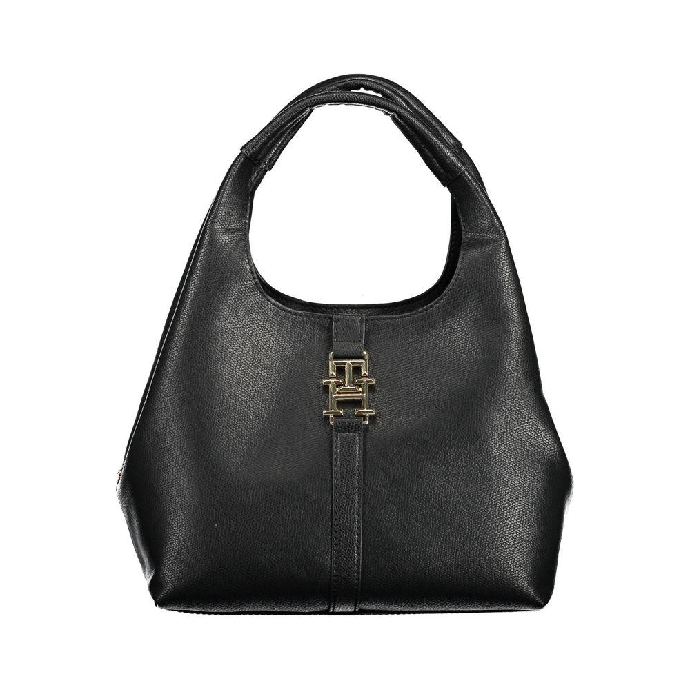 Tommy Hilfiger Black Polyethylene Women Handbag Tommy Hilfiger Dark Slate Gray