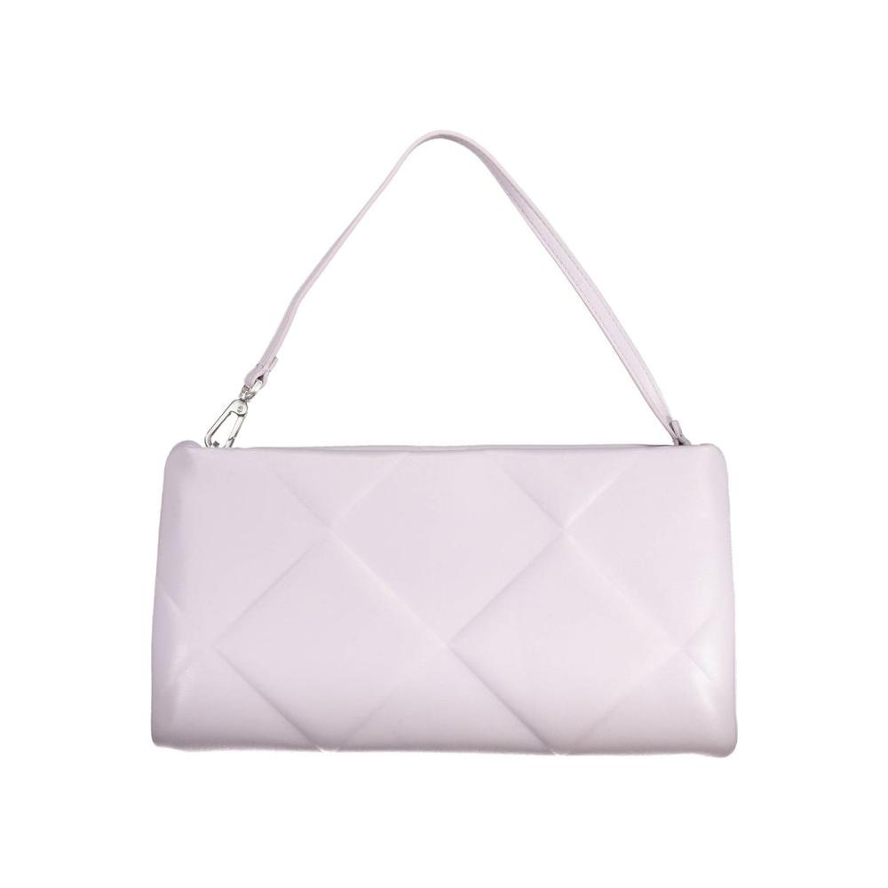 Calvin Klein Purple Polyester Handbag Calvin Klein Light Gray