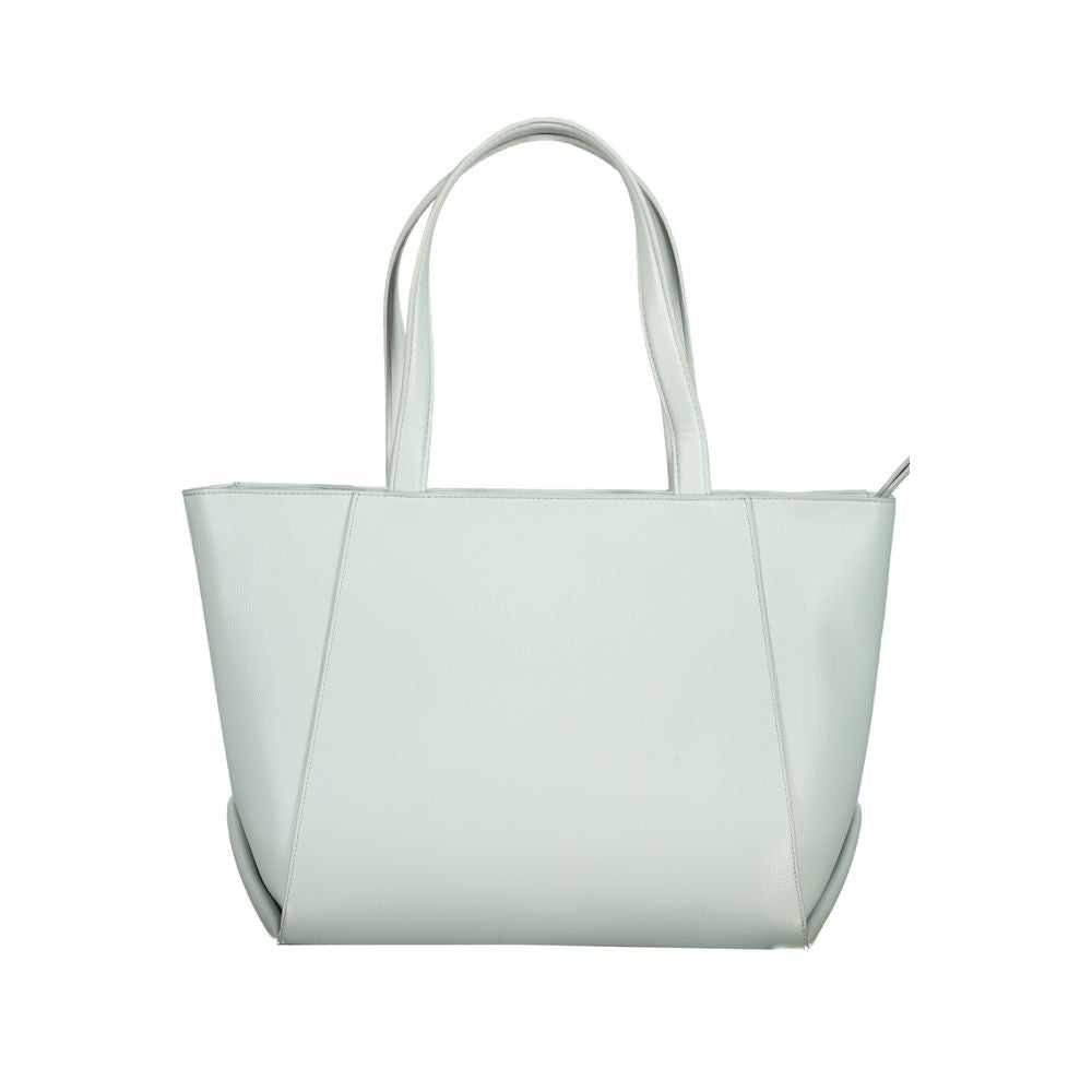 Calvin Klein Light Blue Polyethylene Handbag Calvin Klein Light Gray