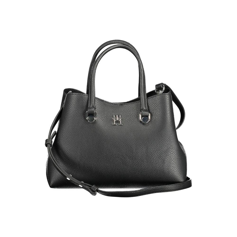 Tommy Hilfiger Black Polyester Women Handbag Tommy Hilfiger Dark Slate Gray