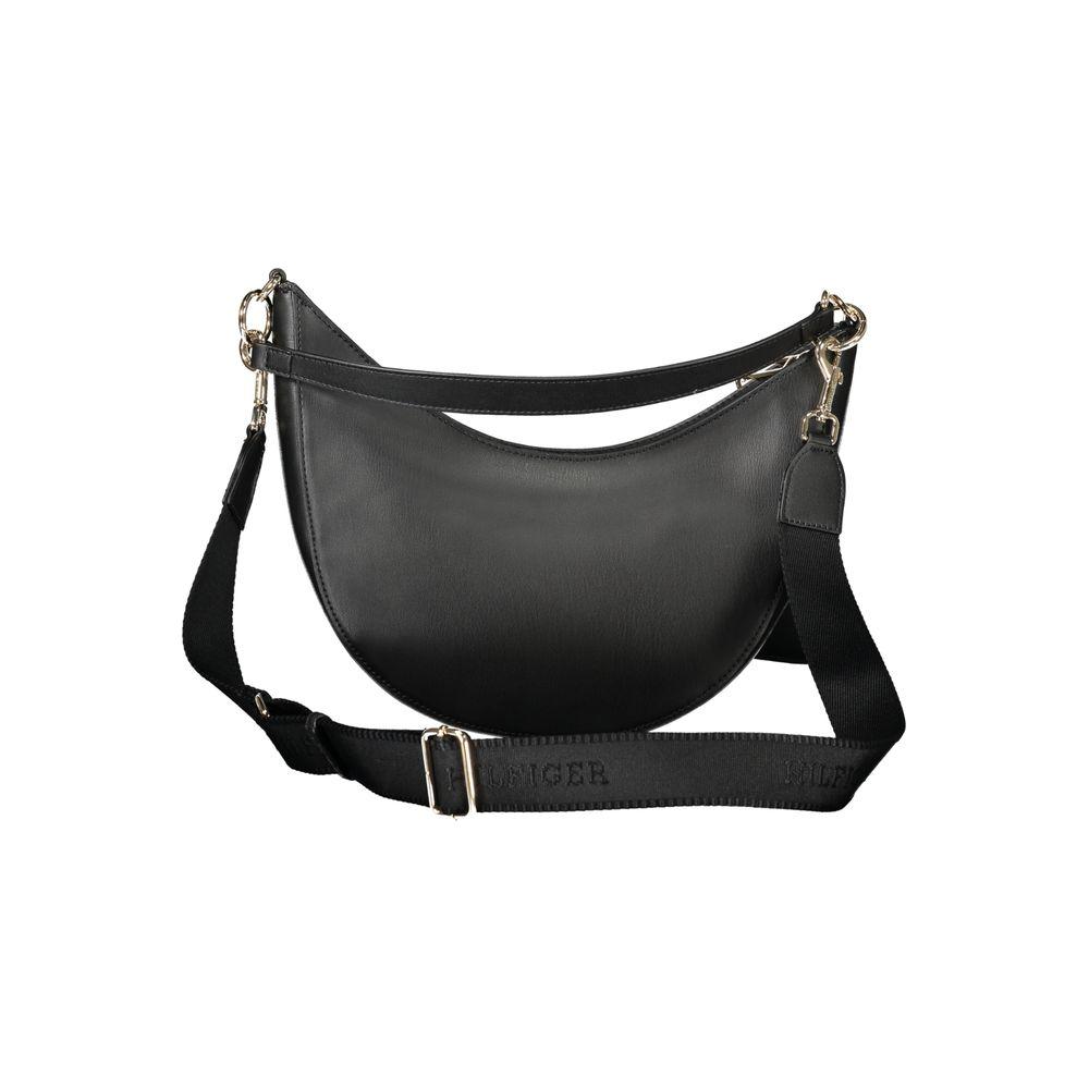 Tommy Hilfiger Black Polyethylene Women Handbag Tommy Hilfiger Dark Slate Gray