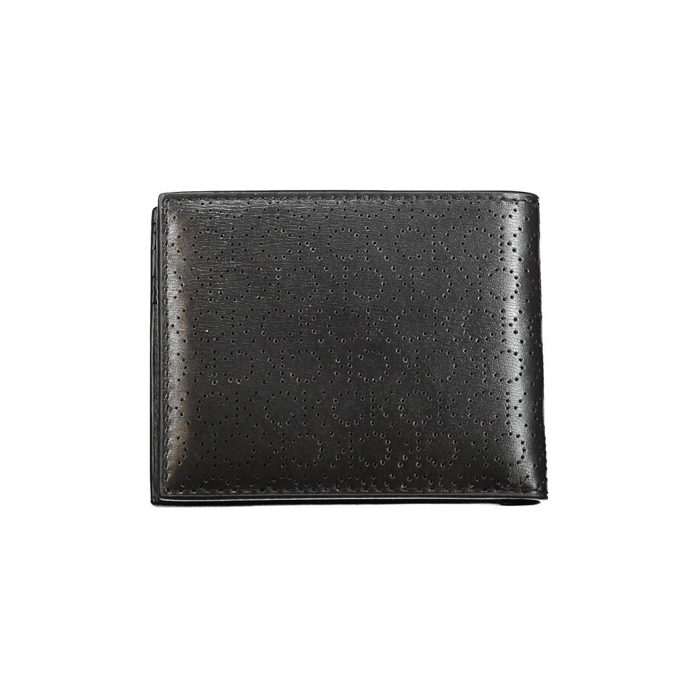 Calvin Klein Black Leather Wallet Calvin Klein Dark Slate Gray
