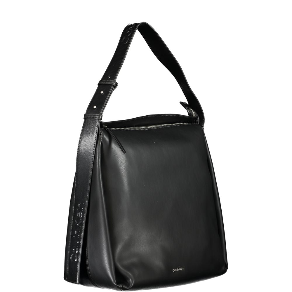 Calvin Klein Black Polyester Handbag Calvin Klein Dark Slate Gray