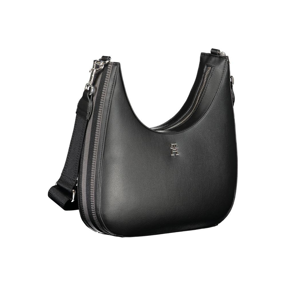 Tommy Hilfiger Black Polyester Handbag Tommy Hilfiger Dark Slate Gray