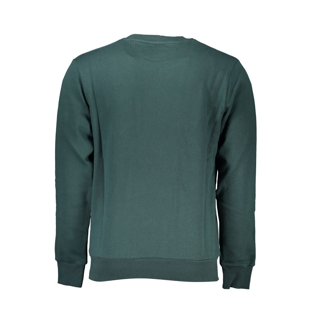 La Martina Emerald Crew Neck Cotton Sweater - Regular Fit La Martina Dark Slate Gray