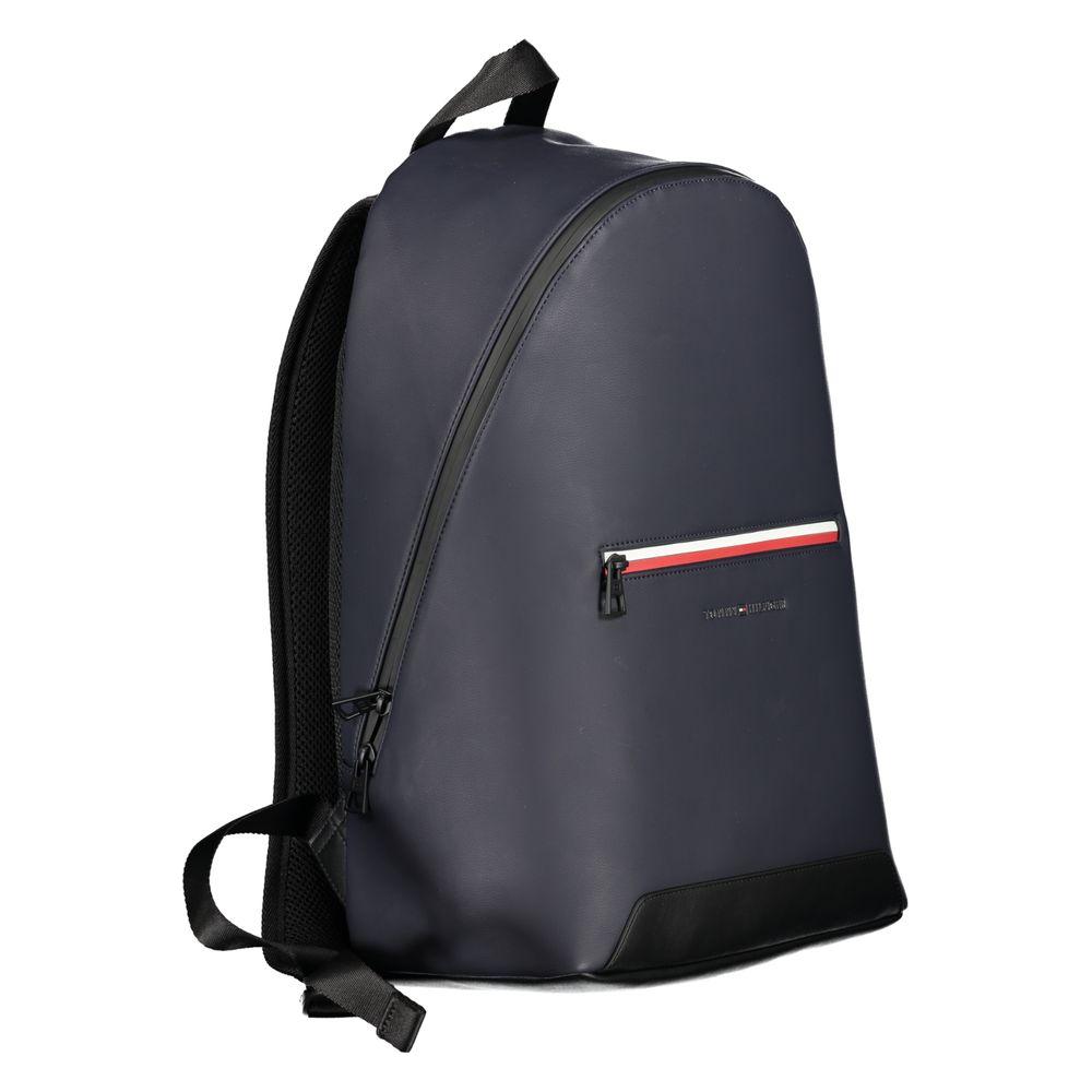 Tommy Hilfiger Blue Polyester Backpack Tommy Hilfiger Dark Slate Gray
