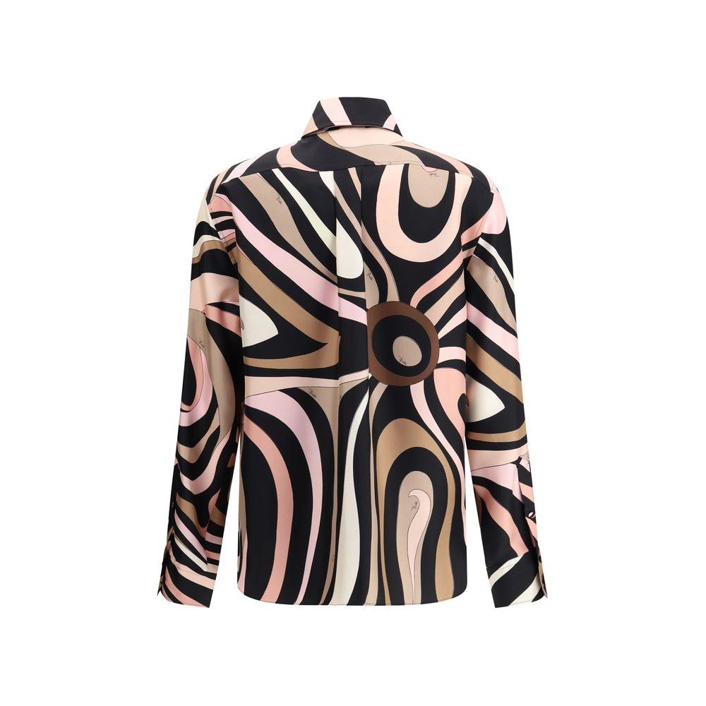 Emilio Pucci Marble Print Shirt Emilio Pucci Gray