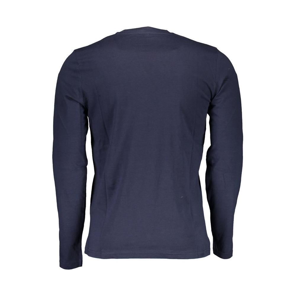 North Sails Blue Cotton Men T-Shirt North Sails Dark Slate Gray