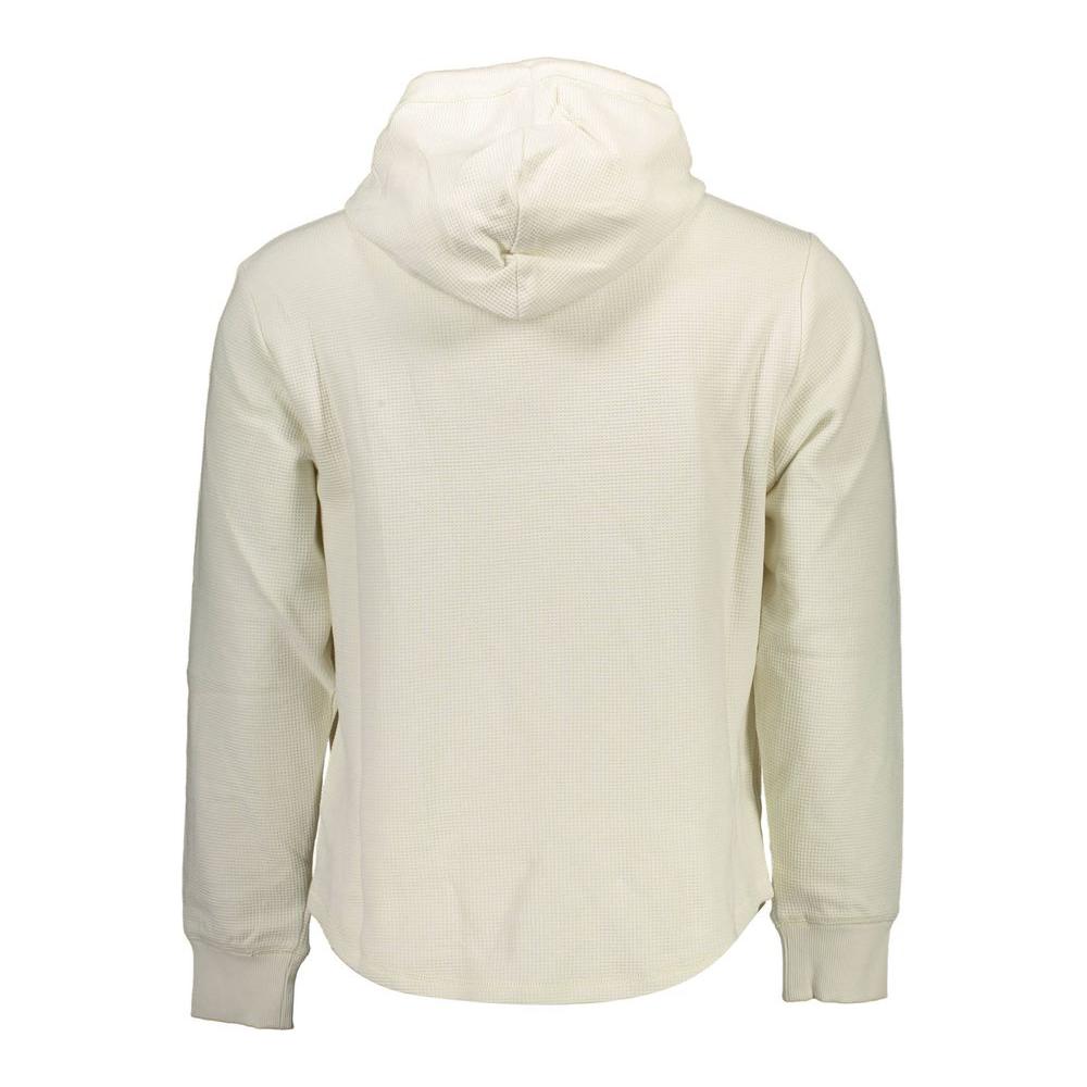 Calvin Klein White Cotton Men Sweater Calvin Klein Light Gray