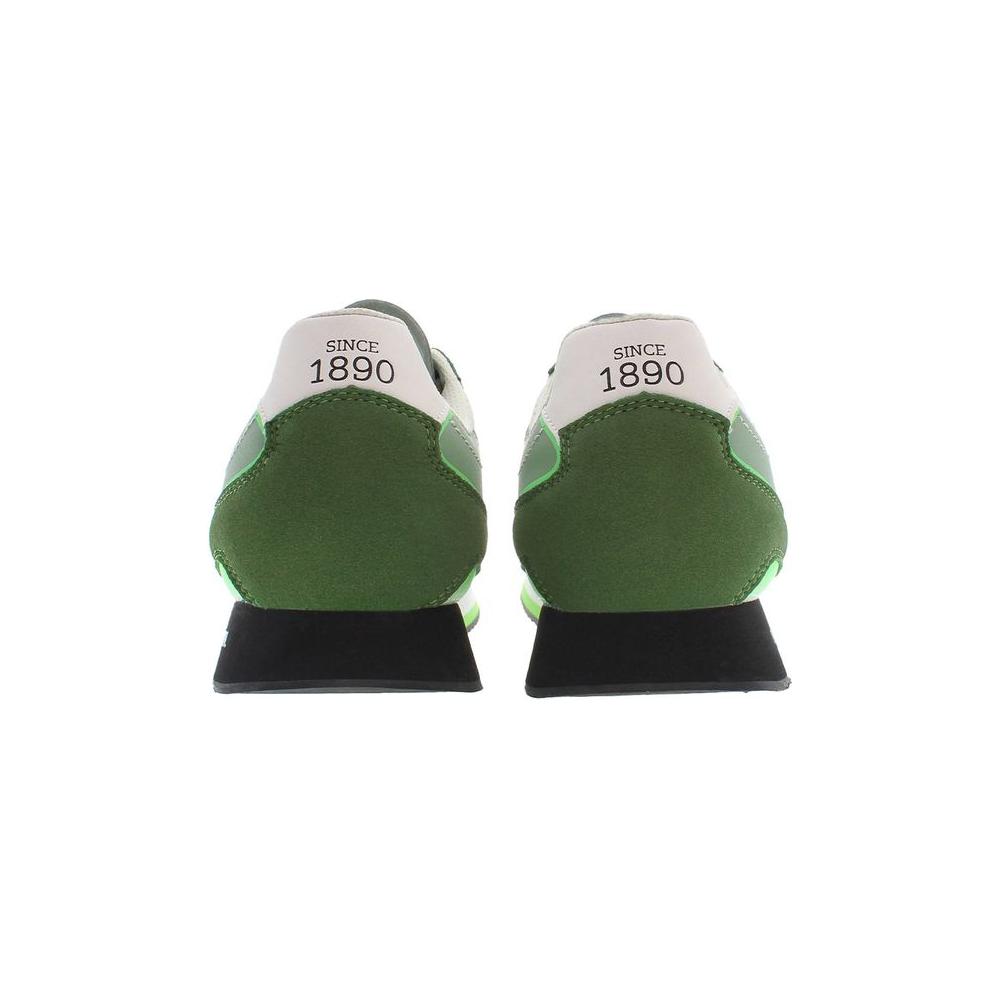 U.S. POLO ASSN. Green Polyester Men Sneaker U.S. POLO ASSN. Dark Slate Gray