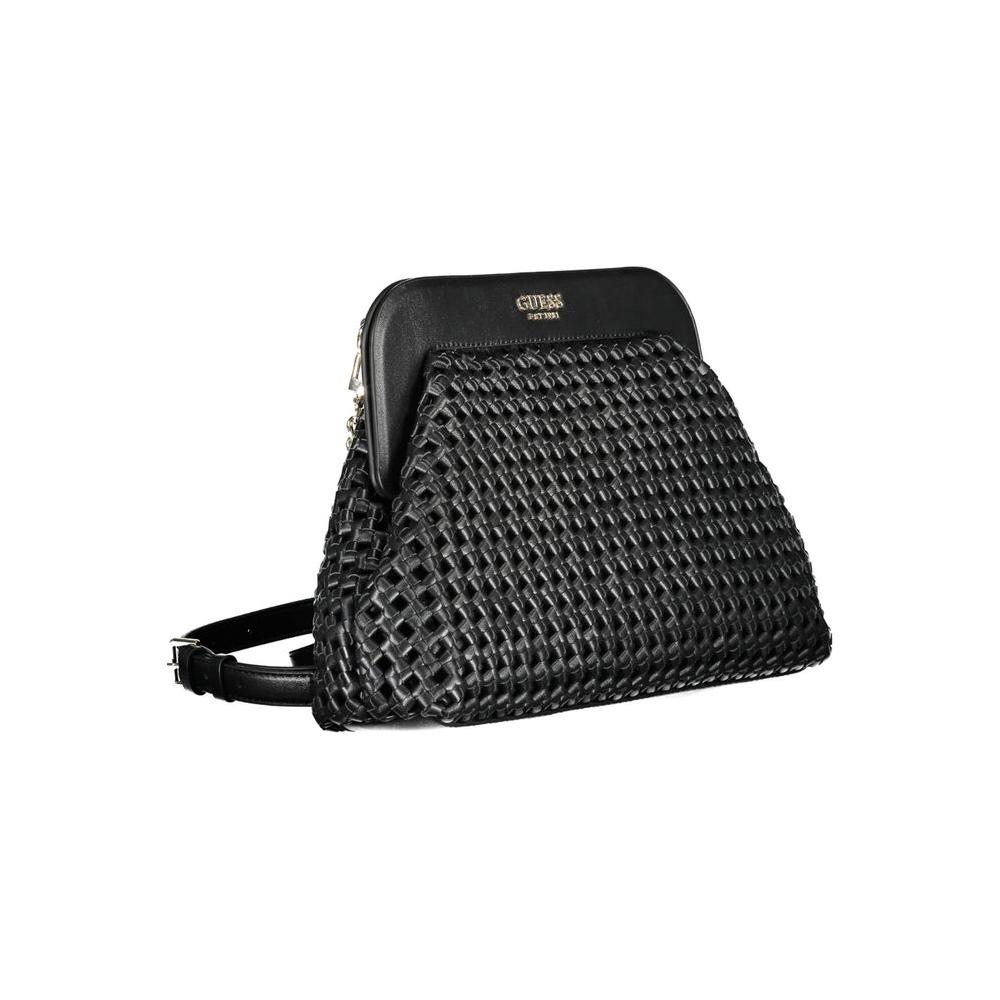 Guess Jeans Black Polyethylene Women Handbag Guess Jeans Dark Slate Gray