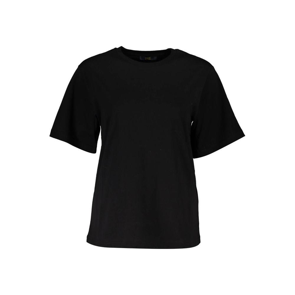Cavalli Class Black Cotton Women T-Shirt Cavalli Class Black