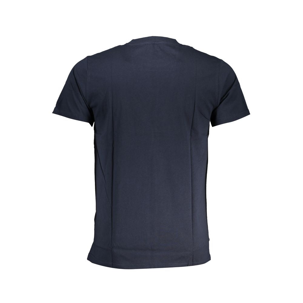Cavalli Class Blue Cotton T-Shirt Cavalli Class Dark Slate Gray