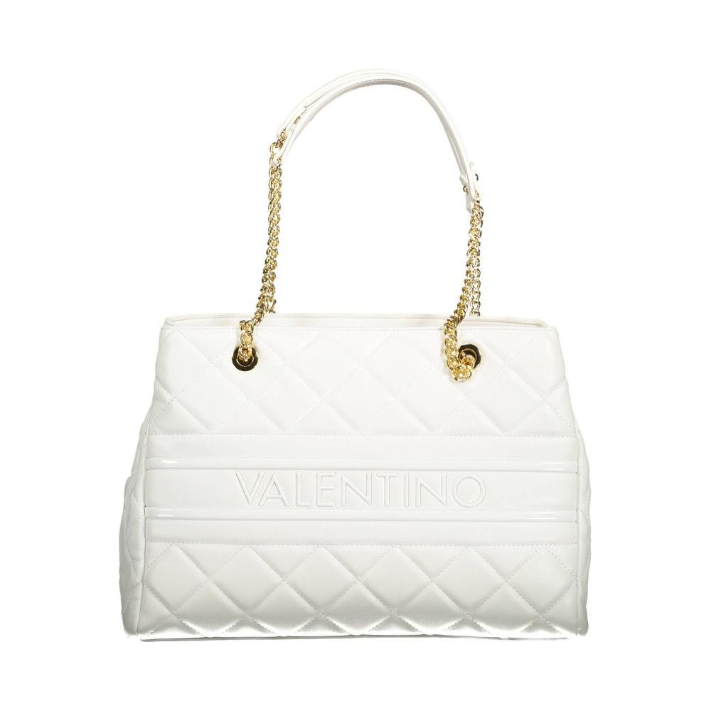 Valentino Bags White Polyethylene Handbag Valentino Bags Beige