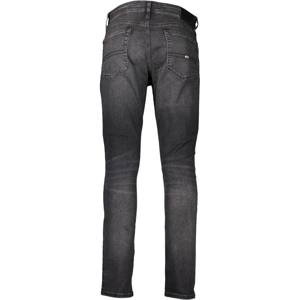 Tommy Hilfiger Black Cotton Jeans & Pant Tommy Hilfiger Dark Slate Gray