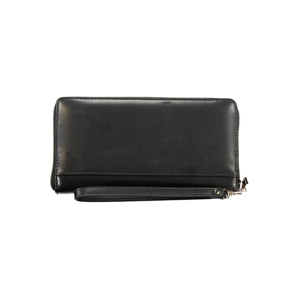 Guess Jeans Black Polyethylene Wallet Guess Jeans Dark Slate Gray