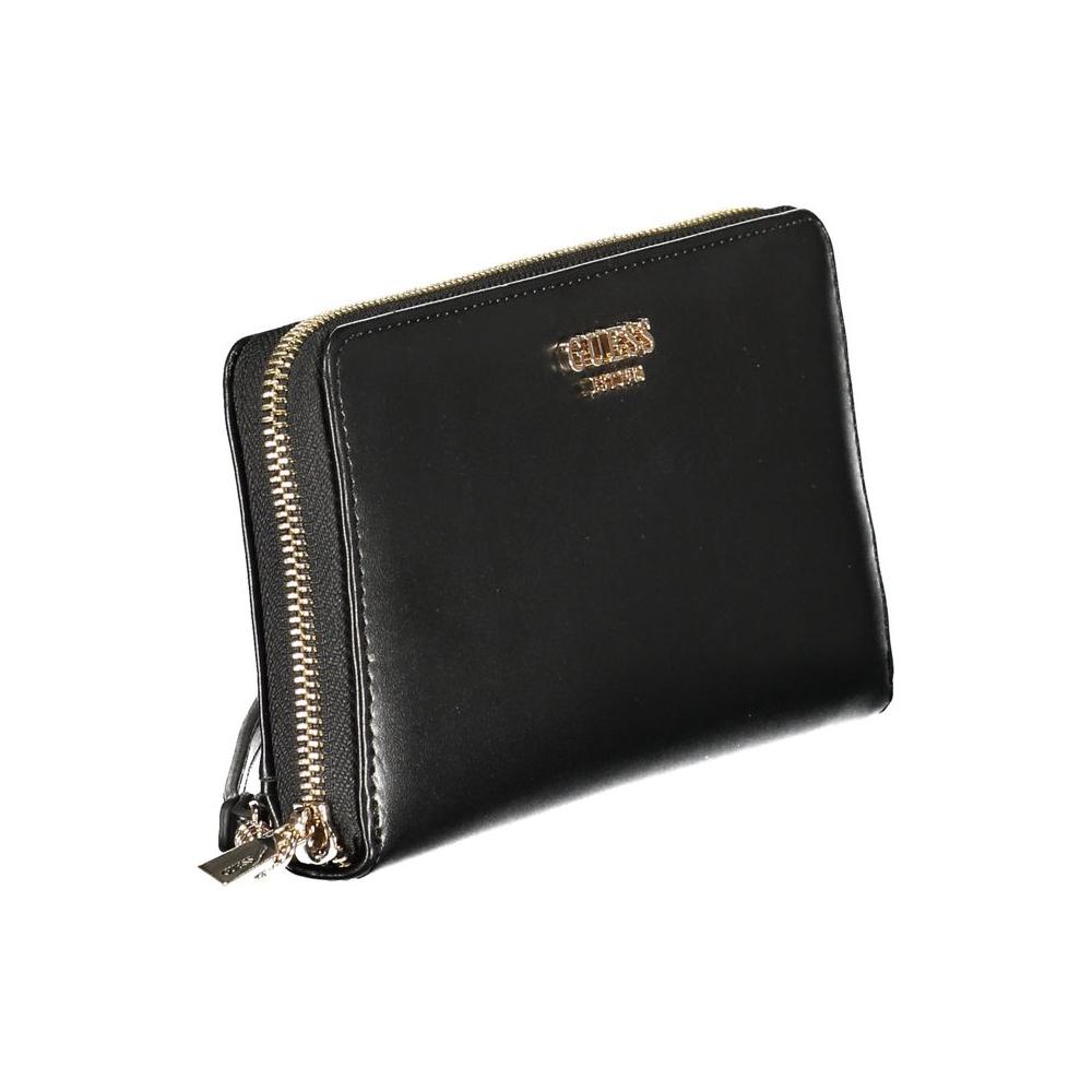 Guess Jeans Black Polyethylene Wallet Guess Jeans Dark Slate Gray