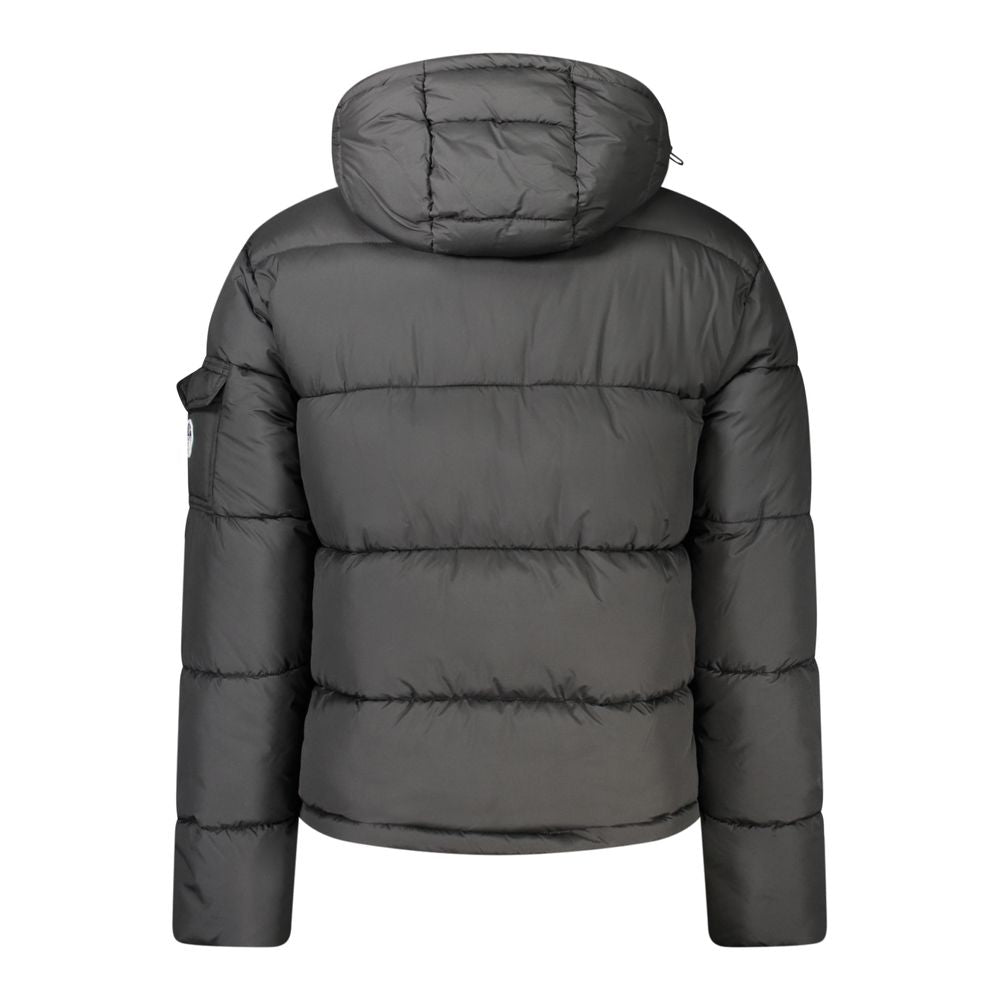 North Sails Black Polyester Men Jacket North Sails Dark Slate Gray