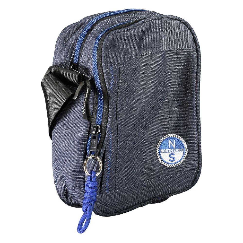 North Sails Blue Polyester Men Shoulder Bag North Sails Dark Slate Gray