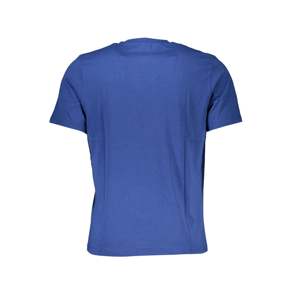 North Sails Blue Cotton T-Shirt North Sails Dark Slate Blue