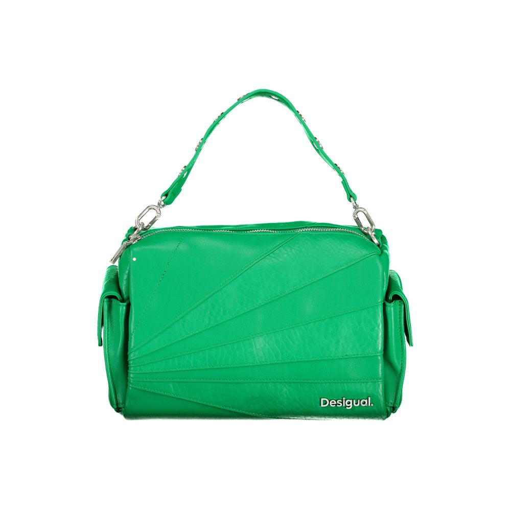 Desigual Green Polyethylene Handbag Desigual Medium Sea Green