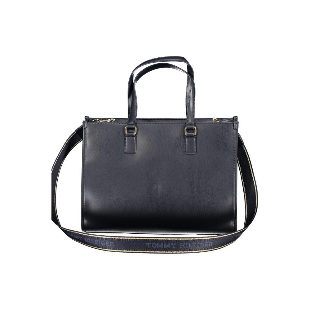 Tommy Hilfiger Blue Polyethylene Handbag Tommy Hilfiger Dark Slate Gray