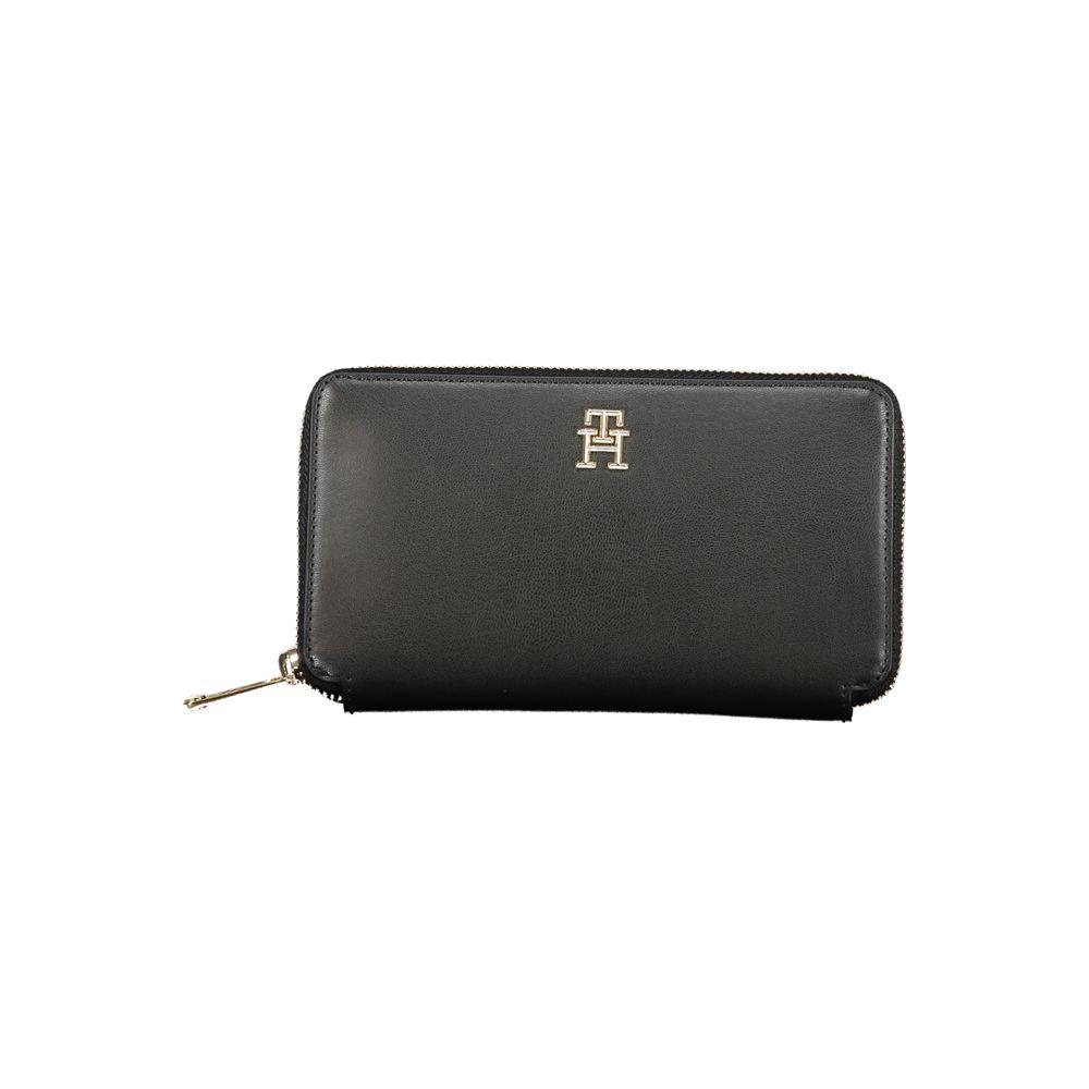 Tommy Hilfiger Black Polyethylene Wallet Tommy Hilfiger Dark Slate Gray