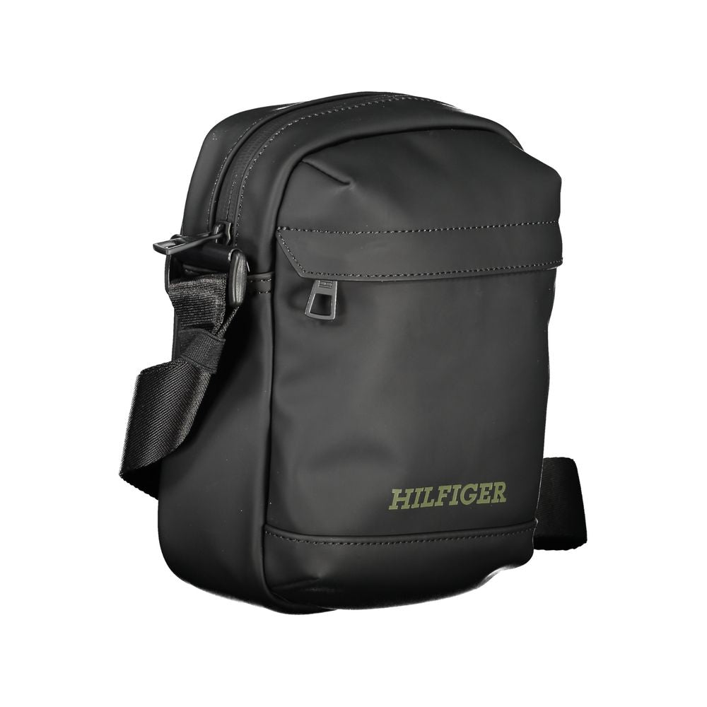 Tommy Hilfiger Black Polyethylene Shoulder Bag Tommy Hilfiger Dark Slate Gray