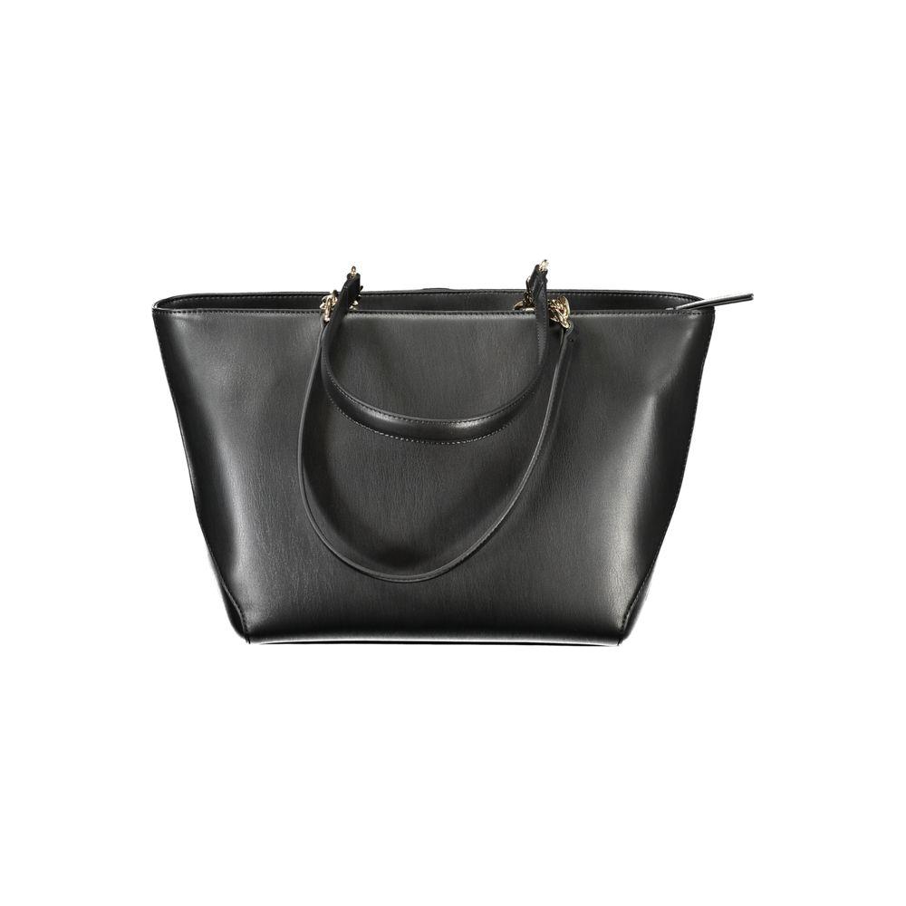 Tommy Hilfiger Black Polyethylene Women Handbag Tommy Hilfiger Dark Slate Gray