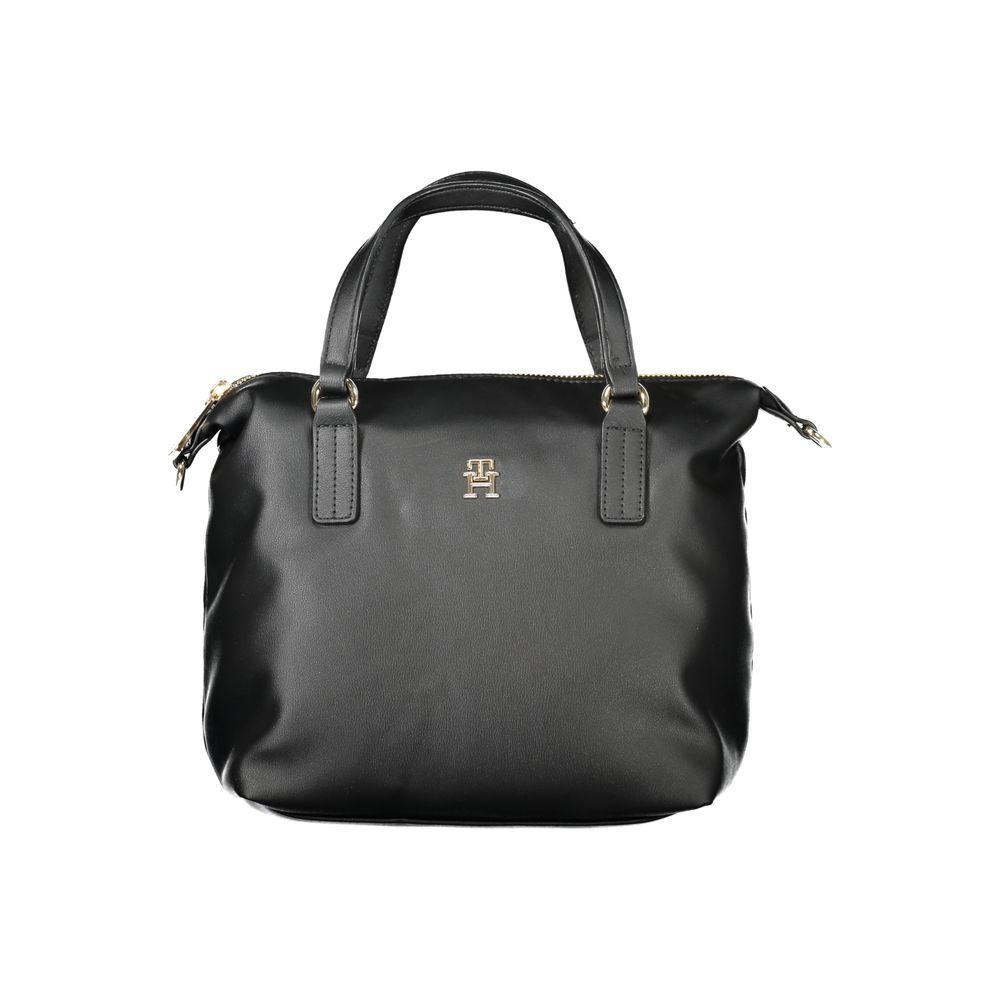 Tommy Hilfiger Black Polyester Women Handbag Tommy Hilfiger Dark Slate Gray