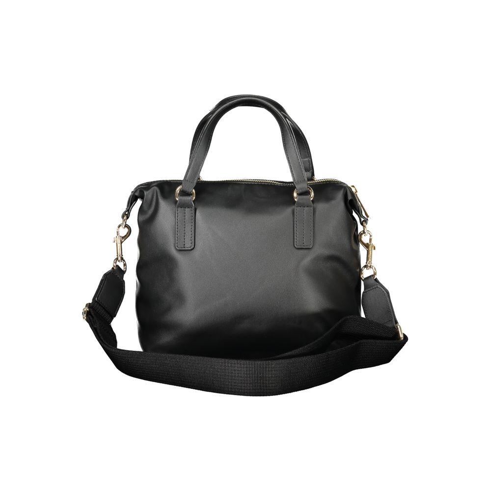 Tommy Hilfiger Black Polyester Women Handbag Tommy Hilfiger Dark Slate Gray