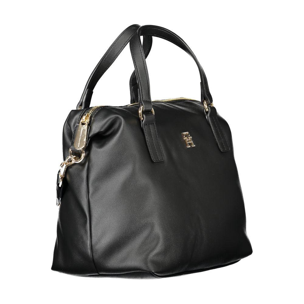 Tommy Hilfiger Black Polyester Women Handbag Tommy Hilfiger Dark Slate Gray