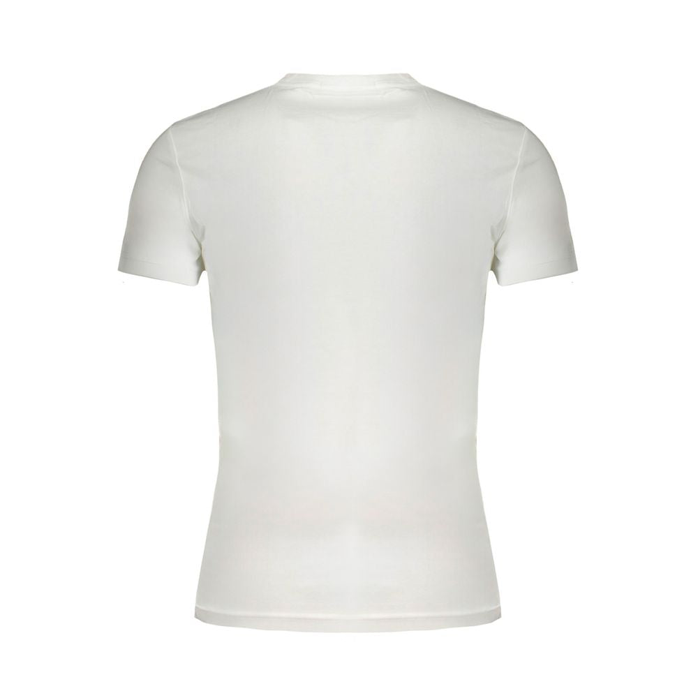 Calvin Klein White Cotton T-Shirt Calvin Klein Light Gray